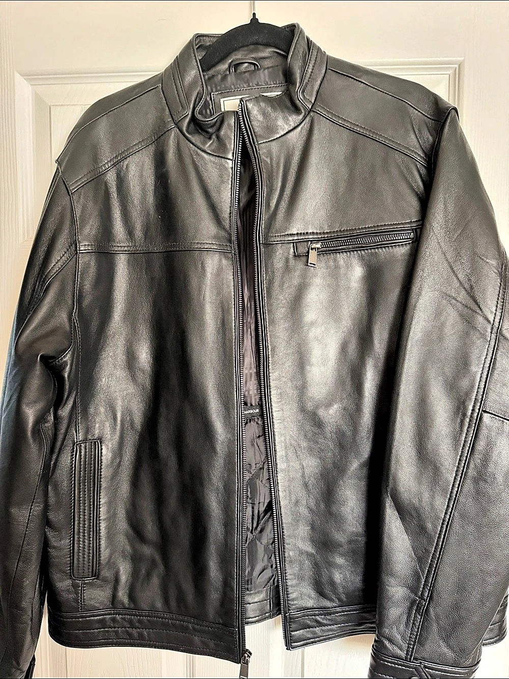 Boston Harbour Men's Black Jacket Size Large Like New